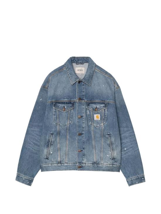 26FW 칼하트 WIP 데님 자켓 I033352 01 EJ Blue