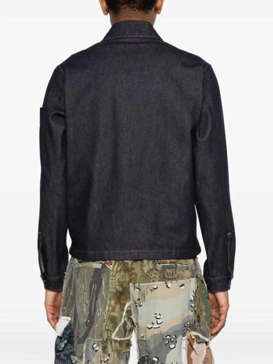 26SS 스톤 아일랜드 데님 코치 자켓 L1S14 4100006 S00J8 VJ200 BLUE RAW DOM - STONE ISLAND