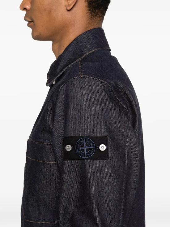 26SS 스톤 아일랜드 데님 코치 자켓 L1S14 4100006 S00J8 VJ200 BLUE RAW DOM - STONE ISLAND