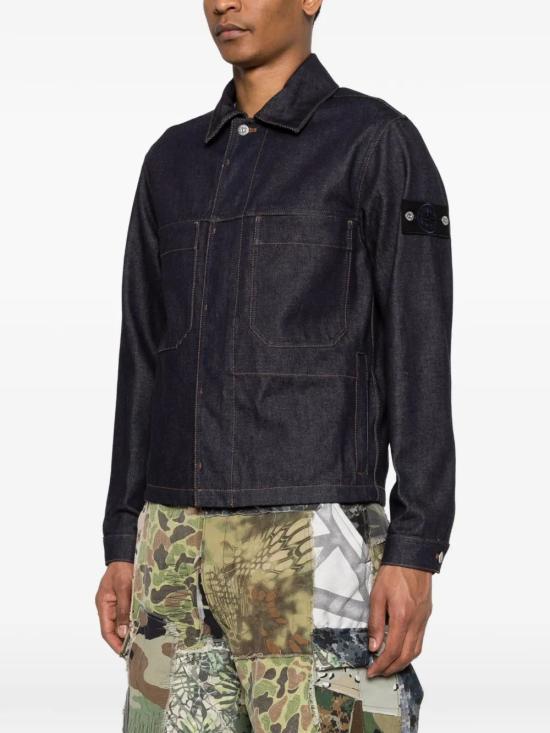 26SS 스톤 아일랜드 데님 코치 자켓 L1S14 4100006 S00J8 VJ200 BLUE RAW DOM - STONE ISLAND