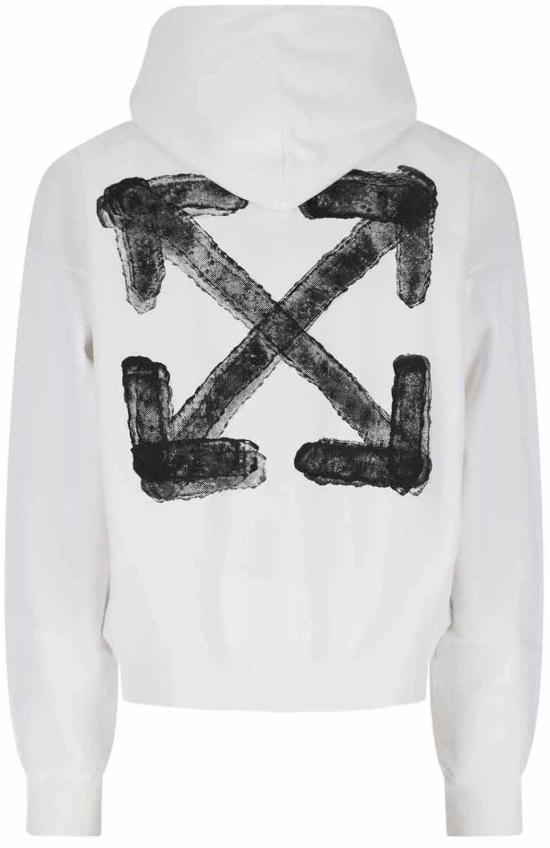 25FW 오프화이트 후드 티셔츠 44MBB085G5F00B0110 WHITE - OFF WHITE