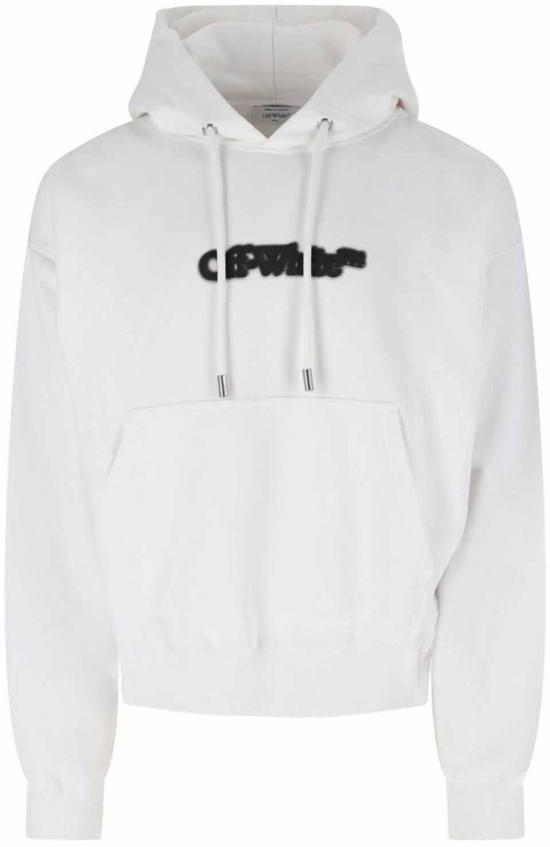 25FW 오프화이트 후드 티셔츠 44MBB085G5F00B0110 WHITE