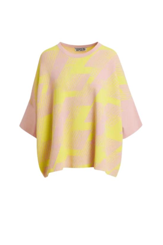  에센셜앤트워프 스웨터 Essentiel Antwerp Jotaly 자카드 니트 풀오버