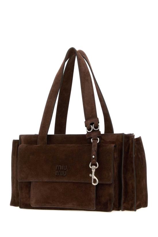 26SS 미우미우 토트백 5BG335VPOO2CSS F0003 Brown - MIU MIU