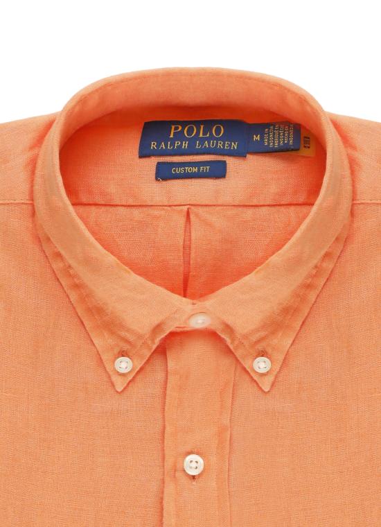 26SS 랄프 로렌 긴팔 셔츠 710966294 507 Arancione - RALPH LAUREN