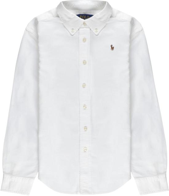 26SS [키즈] 랄프 로렌 셔츠 322677133001 WHITE