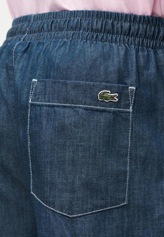 26SS 라코스테 데님 숏팬츠 GH1856MK9 BLUE DOM - LACOSTE