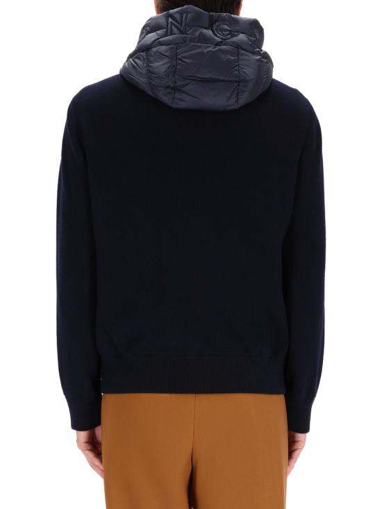 26FW 몽클레어 패딩 울 집업 후드 9B00006 M1131776 GREY - MONCLER