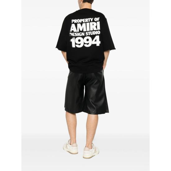 26FW 아미리 반팔 티셔츠 AMTOJR1195 BLACK - AMIRI