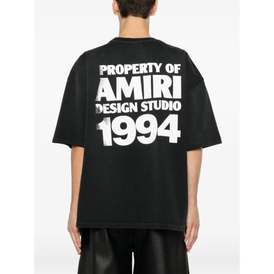 26FW 아미리 반팔 티셔츠 AMTOJR1160 BLACK - AMIRI