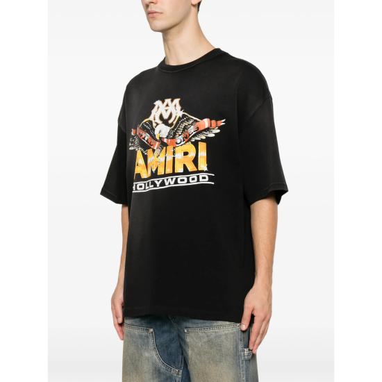 26FW 아미리 반팔 티셔츠 AMTOJR1200 BLACK - AMIRI