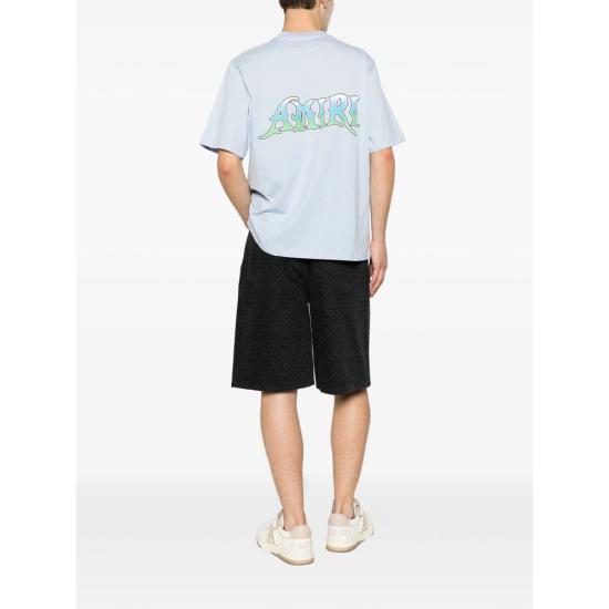 26FW 아미리 반팔 티셔츠 AMTOJR1170 SKYBL BLUE - AMIRI