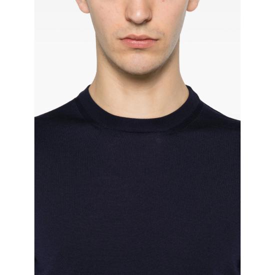 26SS 로베르토 콜리나 반팔 티셔츠 263MYB80021 NAVY BLUE - ROBERTO COLLINA