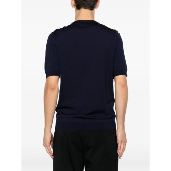 26SS 로베르토 콜리나 반팔 티셔츠 263MYB80021 NAVY BLUE - ROBERTO COLLINA
