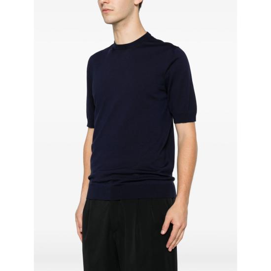 26SS 로베르토 콜리나 반팔 티셔츠 263MYB80021 NAVY BLUE - ROBERTO COLLINA
