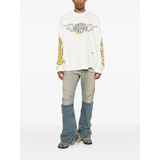 26FW Secnd Slf 스웨터 MASSLS WHIYE NEUTRALS - SECND SLF