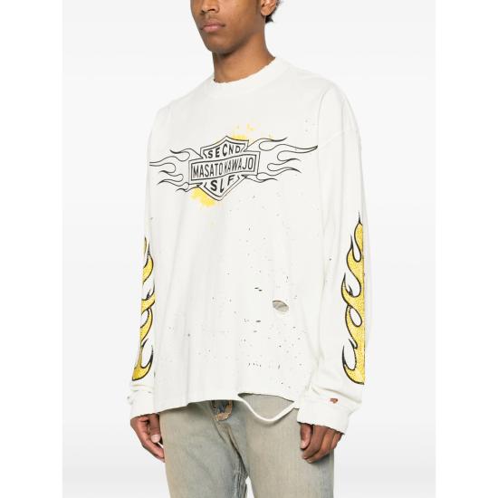 26FW Secnd Slf 스웨터 MASSLS WHIYE NEUTRALS - SECND SLF