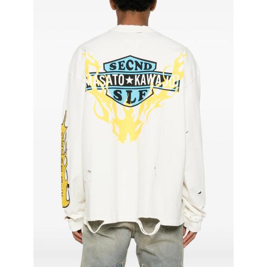 26FW Secnd Slf 스웨터 MASSLS WHIYE NEUTRALS - SECND SLF