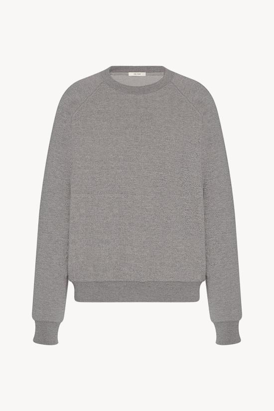 26SS 더로우 Eulalia 코튼 & 캐시미어 스웨트셔츠 10674 K628GYM Grey melange