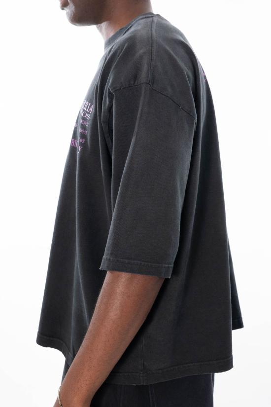 26SS 윌리 차바리아 반팔 티셔츠 WCJSY0178 BLACK Black - WILLY CHAVARRIA