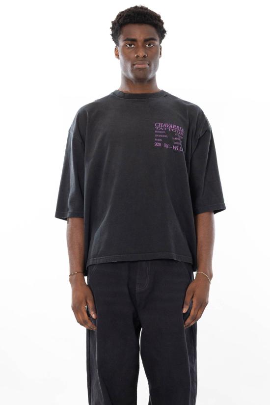 26SS 윌리 차바리아 반팔 티셔츠 WCJSY0178 BLACK Black