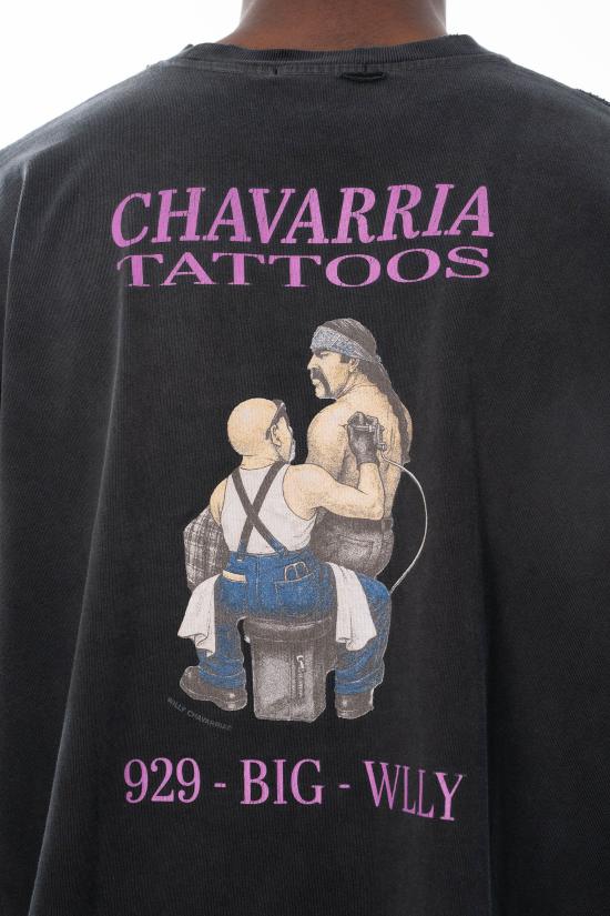 26SS 윌리 차바리아 반팔 티셔츠 WCJSY0178 BLACK Black - WILLY CHAVARRIA