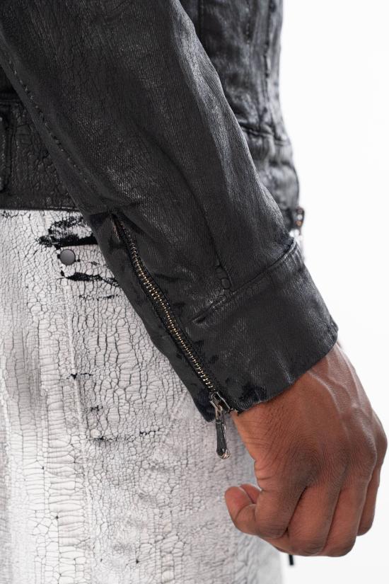 26SS 엠디75 자켓 MD13273 BLACK CRACK Black - MD75