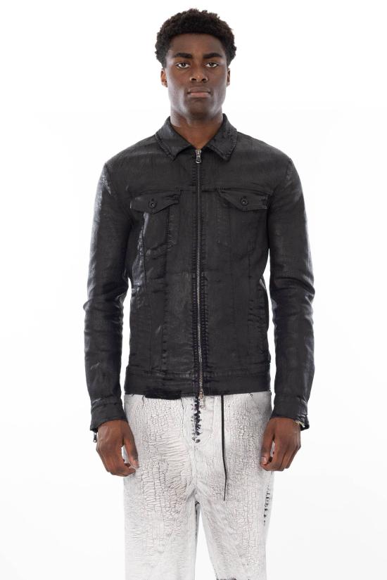 26SS 엠디75 자켓 MD13273 BLACK CRACK Black