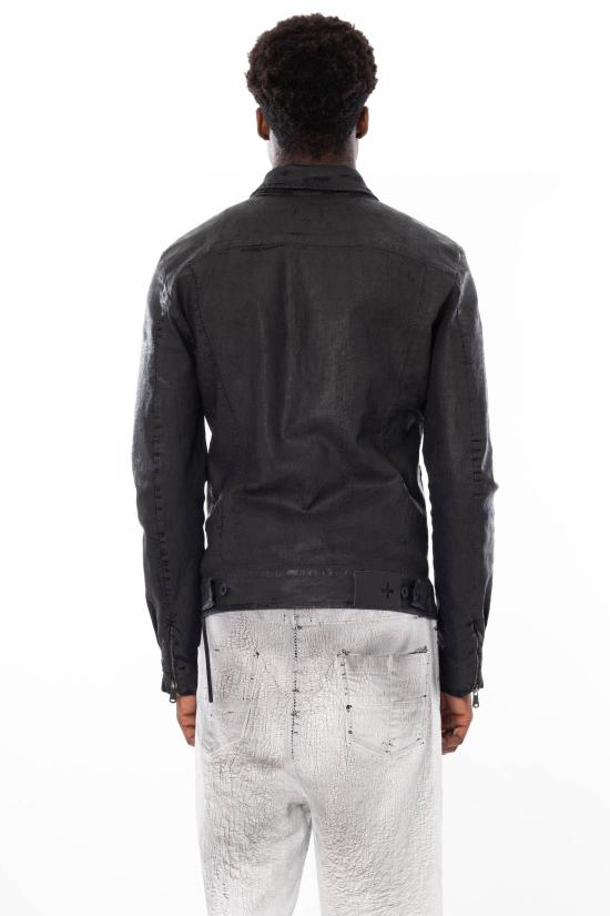 26SS 엠디75 자켓 MD13273 BLACK CRACK Black - MD75