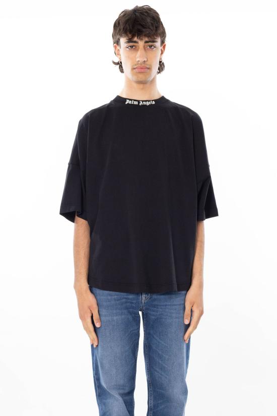 26SS 팜앤젤스 반팔 티셔츠 PMAA10BS26JER001 BLACK Black