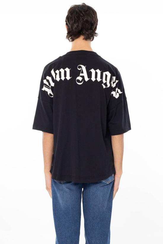 26SS 팜앤젤스 반팔 티셔츠 PMAA10BS26JER001 BLACK Black - PALM ANGELS