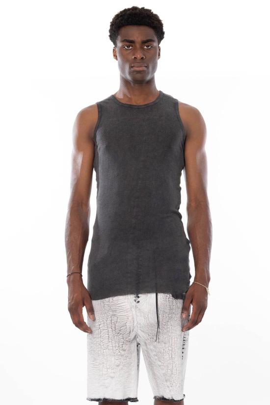 26SS 엠디75 민소매 티셔츠 MD13264 ANTRA WASH Grey