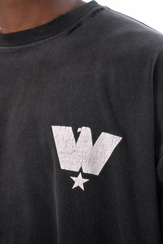 26SS 윌리 차바리아 반팔 티셔츠 WCJSY0274 BLACK Black - WILLY CHAVARRIA