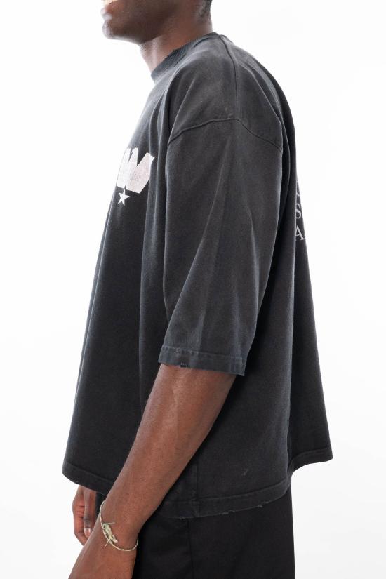 26SS 윌리 차바리아 반팔 티셔츠 WCJSY0274 BLACK Black - WILLY CHAVARRIA