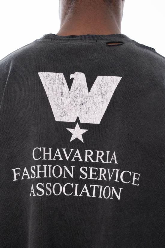 26SS 윌리 차바리아 반팔 티셔츠 WCJSY0274 BLACK Black - WILLY CHAVARRIA