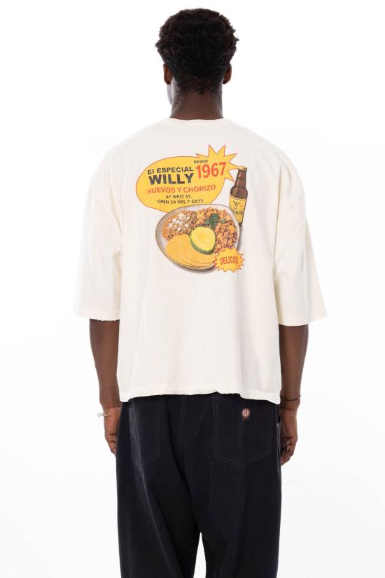 26SS 윌리 차바리아 반팔 티셔츠 WCJSY0176 WHITE White - WILLY CHAVARRIA
