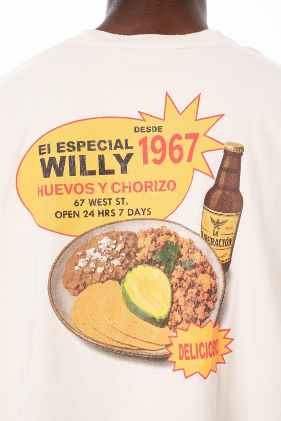 26SS 윌리 차바리아 반팔 티셔츠 WCJSY0176 WHITE White - WILLY CHAVARRIA