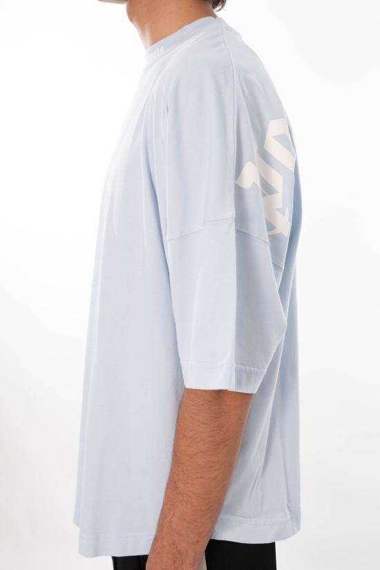 26SS 팜앤젤스 반팔 티셔츠 PMAA10BS26JER001 BLU Blue - PALM ANGELS