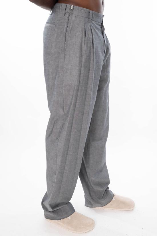 26SS 마리아노 스트레이트 팬츠 MGSS26PA01012 07 GREY MELANGE Grey - MAGLIANO