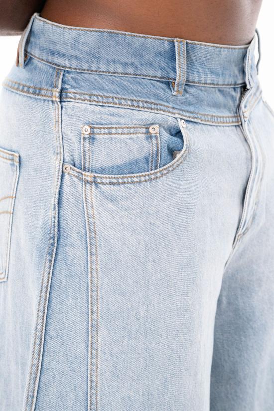 26SS 펭첸왕 데님 팬츠 FUS21TR01 BLUE Denim - FENG CHEN WANG