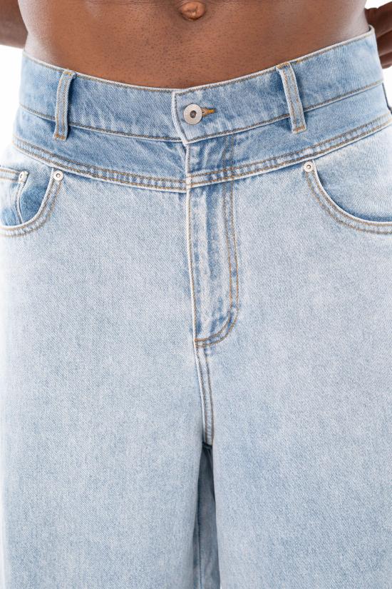26SS 펭첸왕 데님 팬츠 FUS21TR01 BLUE Denim - FENG CHEN WANG