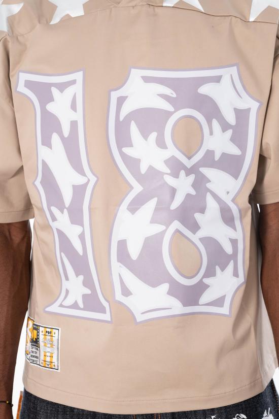 26SS 피디에프 반팔 티셔츠 DFM54044TS059STAR8 TAR8 Beige - PDF