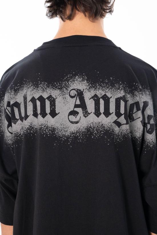 26SS 팜앤젤스 반팔 티셔츠 PMAA10BS26JER002 BLACK Black - PALM ANGELS
