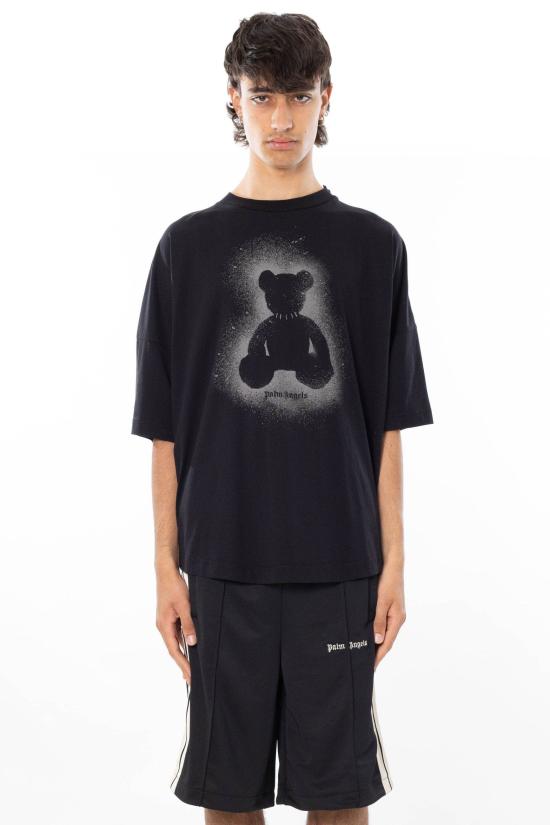 26SS 팜앤젤스 반팔 티셔츠 PMAA10BS26JER002 BLACK Black