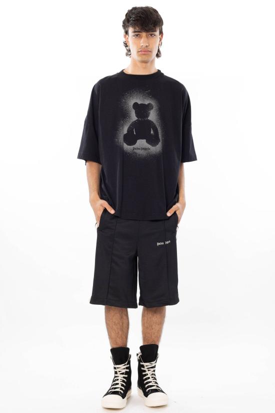 26SS 팜앤젤스 반팔 티셔츠 PMAA10BS26JER002 BLACK Black - PALM ANGELS