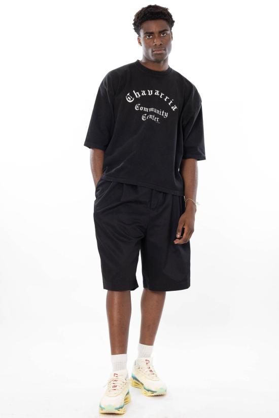 26SS 윌리 차바리아 숏팬츠 WCBTM0053 BLACK Black - WILLY CHAVARRIA