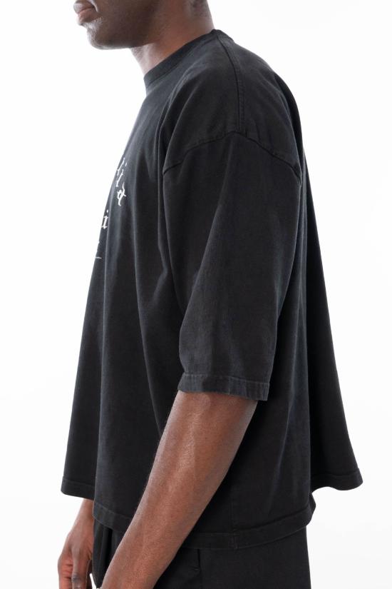 26SS 윌리 차바리아 반팔 티셔츠 WCJSY0200 BLACK Black - WILLY CHAVARRIA