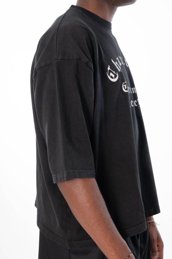 26SS 윌리 차바리아 반팔 티셔츠 WCJSY0200 BLACK Black - WILLY CHAVARRIA