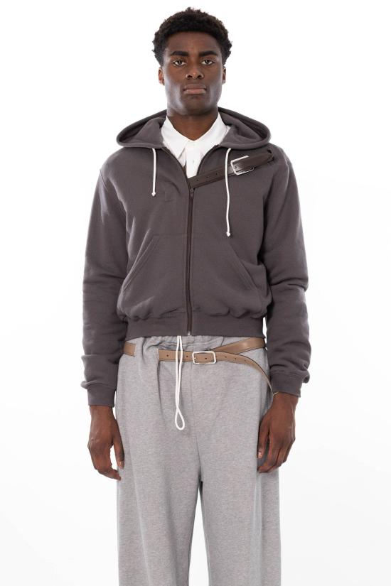 26SS 마리아노 후드 티셔츠 MGSS26HO01012 37 BROWN Brown