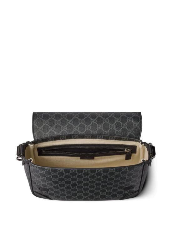 26SS 구찌 GG 엠블럼 미디움 크로스바디백 821154 FAED4 1000 BLACK DOM - GUCCI